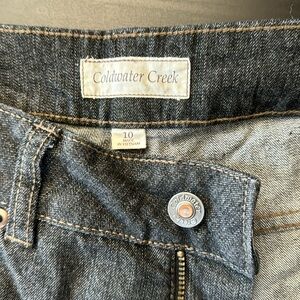 Coldwater Creek Denim jeans Wide leg Size 10  inseam 32”